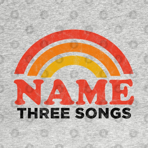 Name Three Songs Meme by karutees